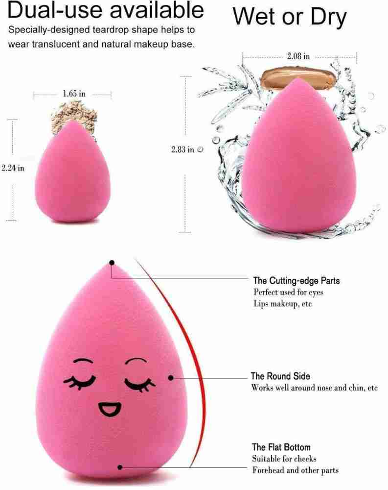 O3+ 10pcs Professional Makeup Sponge Beauty Blender For Face Makeup,(Pink)  - Price in India, Buy O3+ 10pcs Professional Makeup Sponge Beauty Blender  For Face Makeup,(Pink) Online In India, Reviews, Ratings & Features