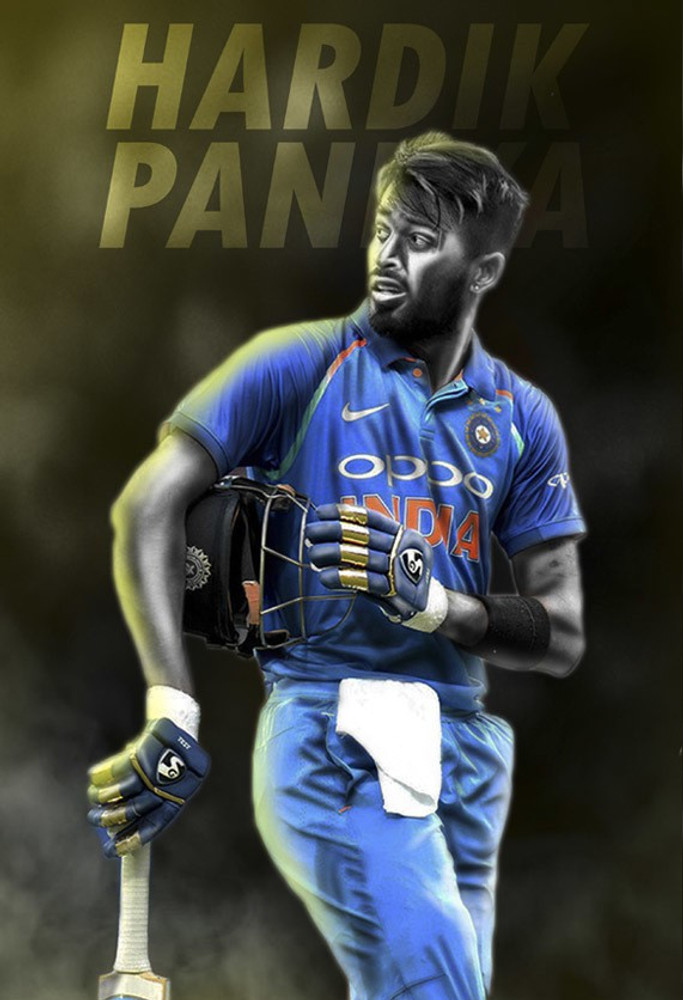 Hardik Pandya Poster for Room & Office (13 Inch X 19 Inch) Paper Print -  Sports posters in India - Buy art, film, design, movie, music, nature and  educational paintings/wallpapers at Flipkart.com