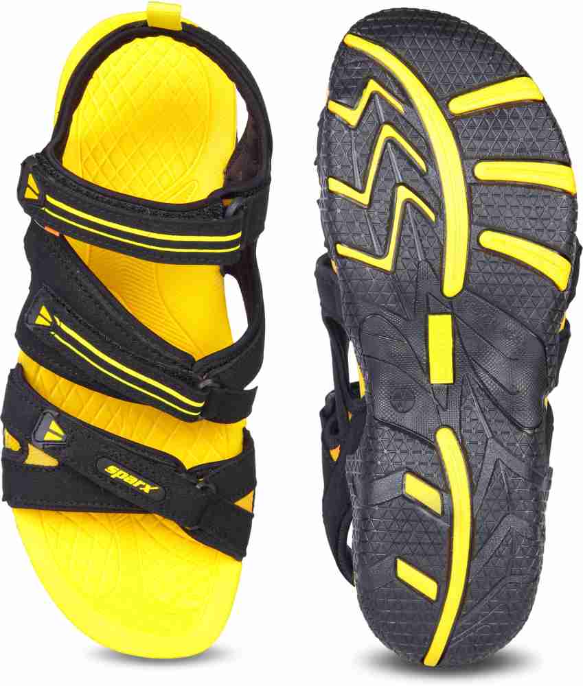 Sparx SS 493 Men Black Yellow Sandals Buy Sparx SS 493 Men