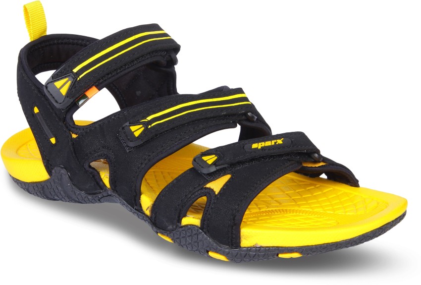 Sparx SS 493 Men Black Yellow Sandals Buy Sparx SS 493 Men