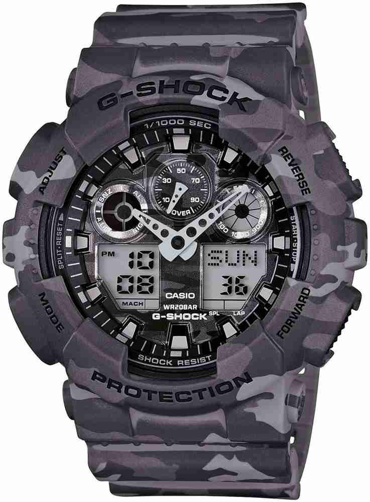 CASIO GA 100CM 8ADR G Shock GA 100CM 8ADR Analog Digital Watch