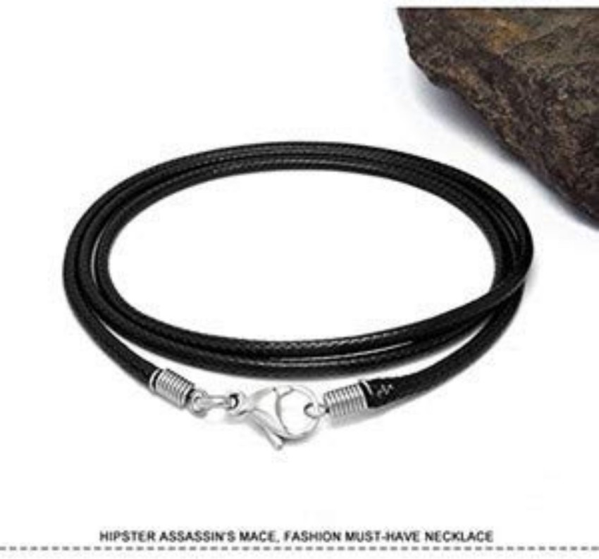 Leather Cord Necklace – Silver Pennies Jewelry