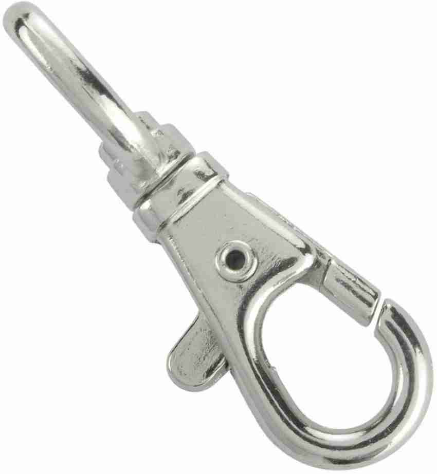  Pack of 20 Metal 3/4 Inches Silvery Curved Lobster  Clasps,Swivel Trigger Clips Snap Oval Ring : Arts, Crafts & Sewing