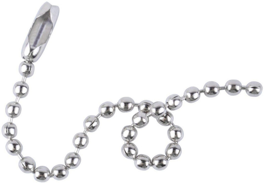 DIY Crafts 150mm Long Bead Connector Clasp 2.4 mm Diameter Ball Chains Keychain Pack of 150 150mm Long Bead Connector Clasp 2.4 mm Diameter Ball Chains Keychain Pack of 150