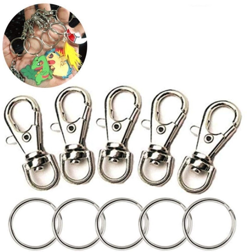 DIY Crafts Curved Lobster Clasps Metal Swivel Lanyard Snap Hook with Key  Rings - Curved Lobster Clasps Metal Swivel Lanyard Snap Hook with Key Rings  . shop for DIY Crafts products in