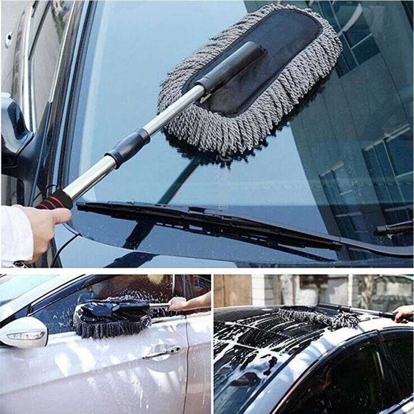 Lycus Microfiber Car Cleaning Brush Wet and Dry Duster Price in India - Buy  Lycus Microfiber Car Cleaning Brush Wet and Dry Duster online at