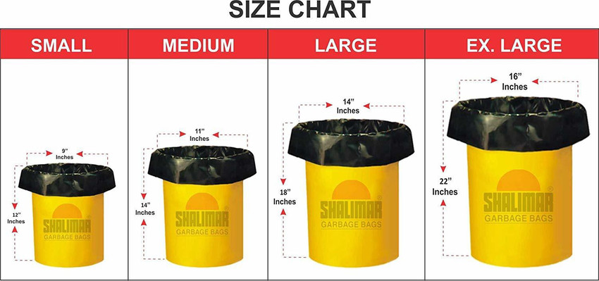 Garbage bag sizes new arrivals