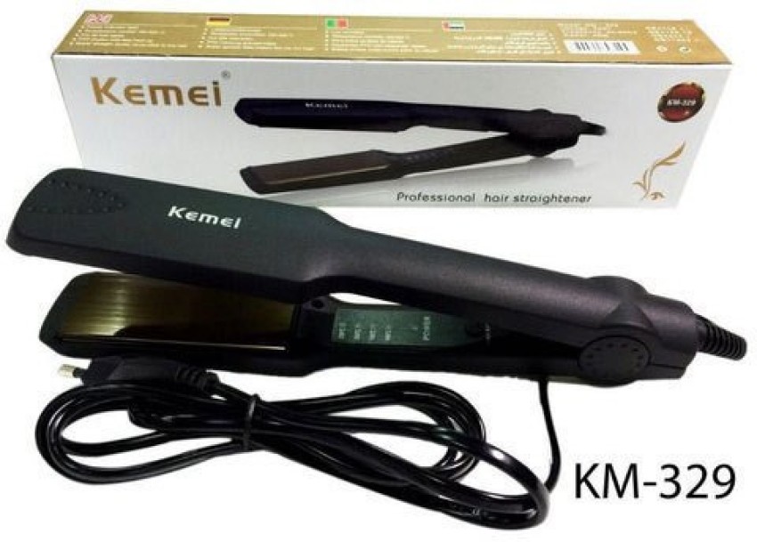Buy Kemei KM 329 Hair Straightener  Black  Online at Best Price in India   Snapdeal