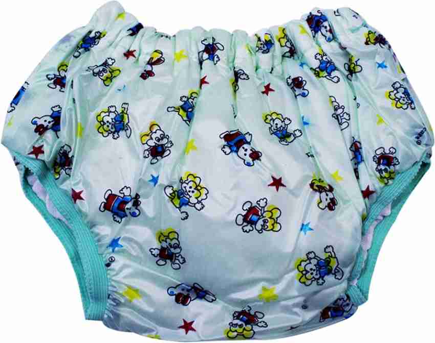 Buy Risheeraj Kids Plastic PVC Diaper Reusable Waterproof Panty Padded Baby  Nappy Panty Training Pants with Inner Absorbable Cloth & Outer Plastic (3-6  Months, Medium) Online at Best Prices in India - JioMart.