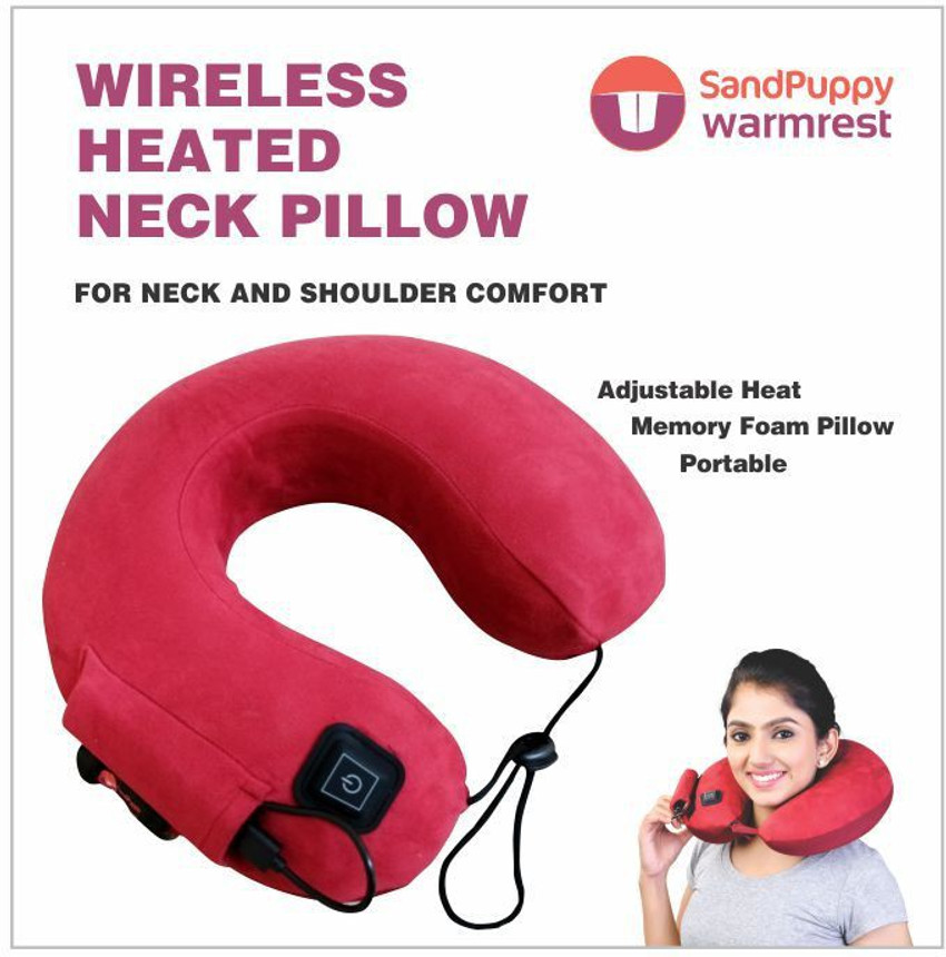 Heated travel neck pillow online