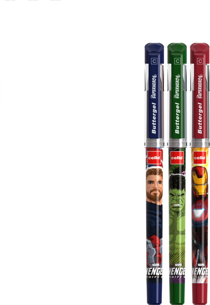 Marvel Avengers Assemble Colored Gel Pens 5-Pack