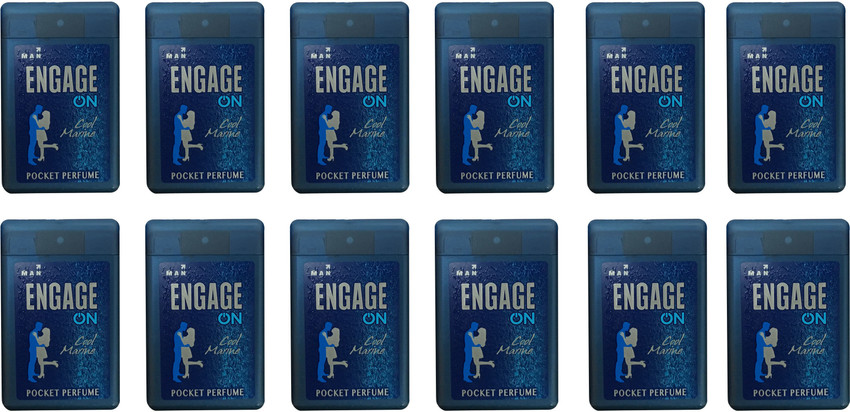 Buy Engage COOL MARINE PACK OF 12 Perfume 220.8 ml Online In