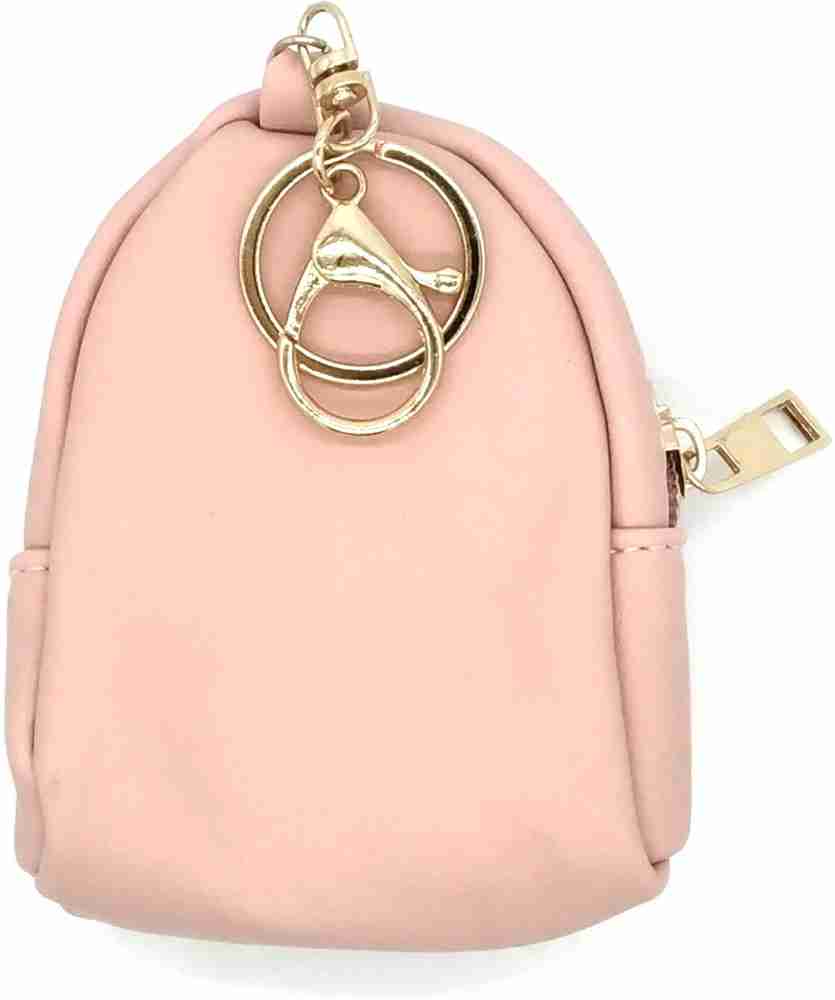 X Y SHOP Mini Backpack Coin Bag Women Small Wallet Fashion Pu Keychain  Purses Coin Purse Beige - Price in India
