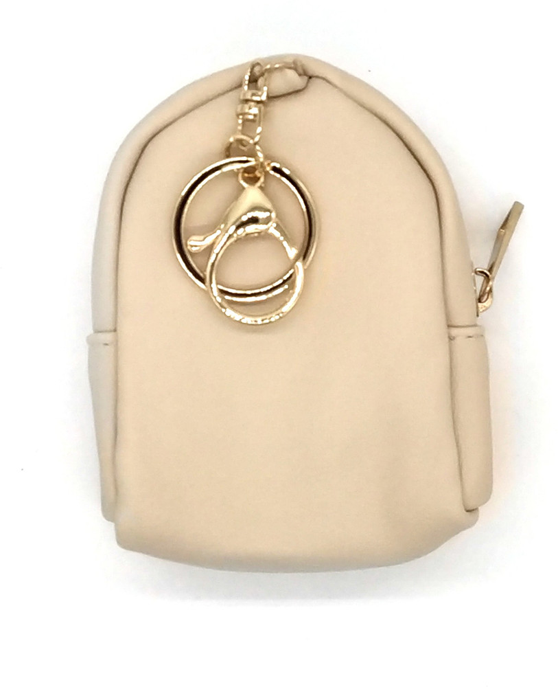 Coin outlet bag keychain