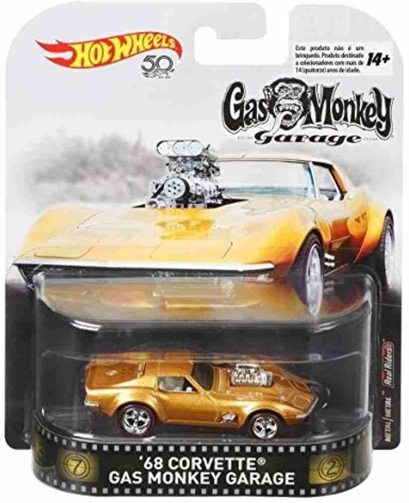 HOT WHEELS Gas Monkey 68 Corvette Vehicle 164 Scale Gas Monkey