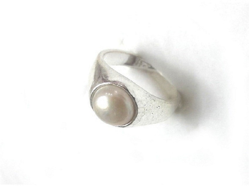 Natural Golden South Sea Pearl Gemstone Panchdhatu Ring 