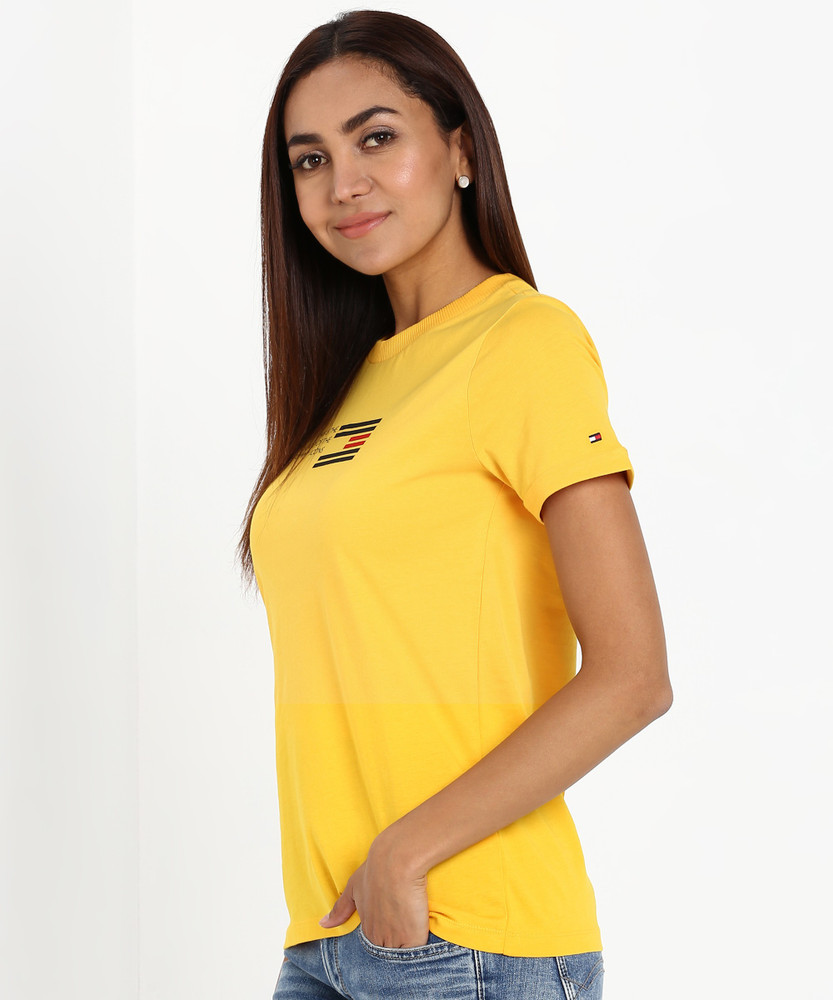yellow tommy hilfiger top