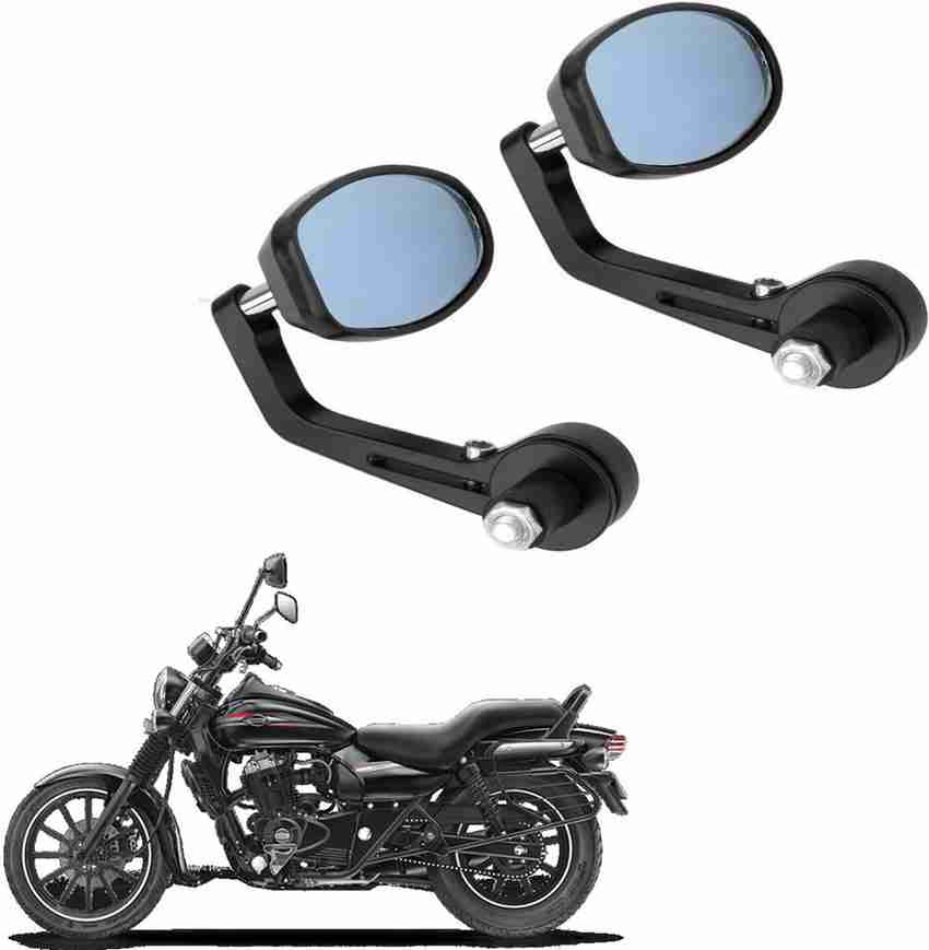 RK BEAUTY Manual Rear View Mirror Driver Side For Bajaj Avenger