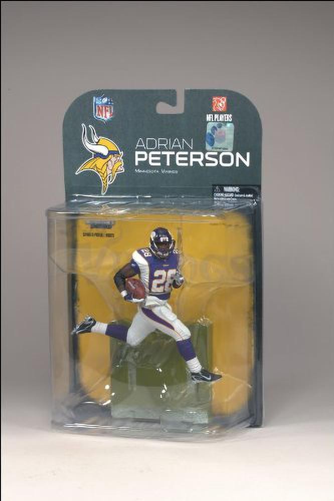 McFarlane Toys Series 3 Adrian Peterson Action Figure [White