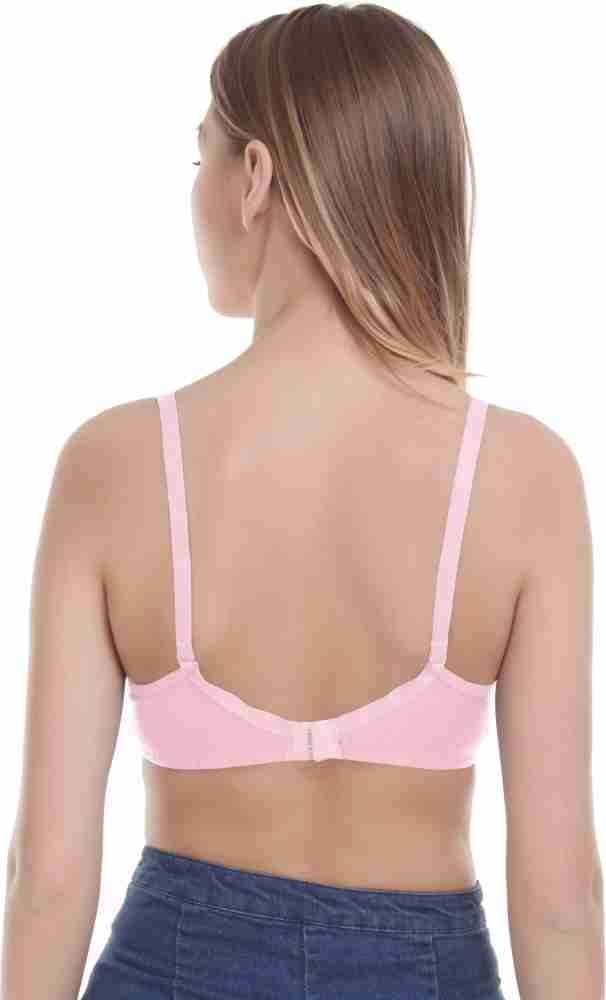 Buy Alishan Non Padded Net T Shirt Bra - Red Online at Low Prices in India  