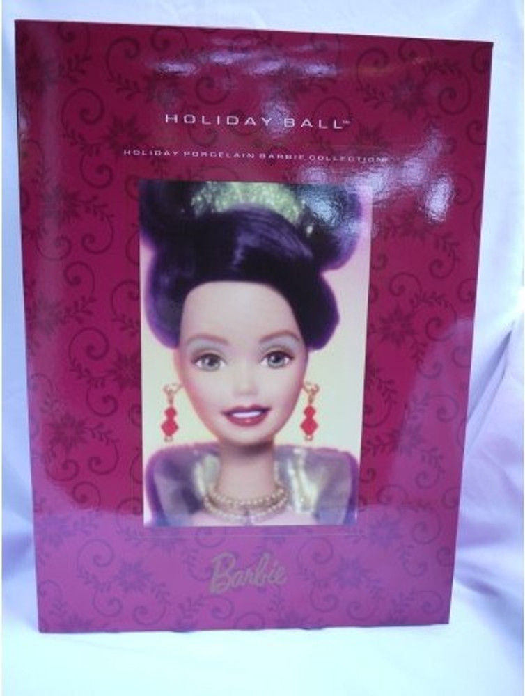 Holiday ball porcelain barbie doll 1997 hot sale