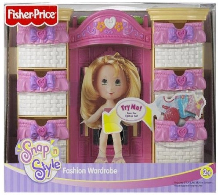 Fisher price snap sales n style dolls