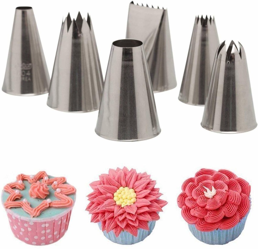 ZEXTONE 12 Piece Cake Decorating Set Frosting Icing Piping Bag Tips with  Steel Nozzles. Reusable & Washable Kitchen Tool Set Price in India - Buy  ZEXTONE 12 Piece Cake Decorating Set Frosting