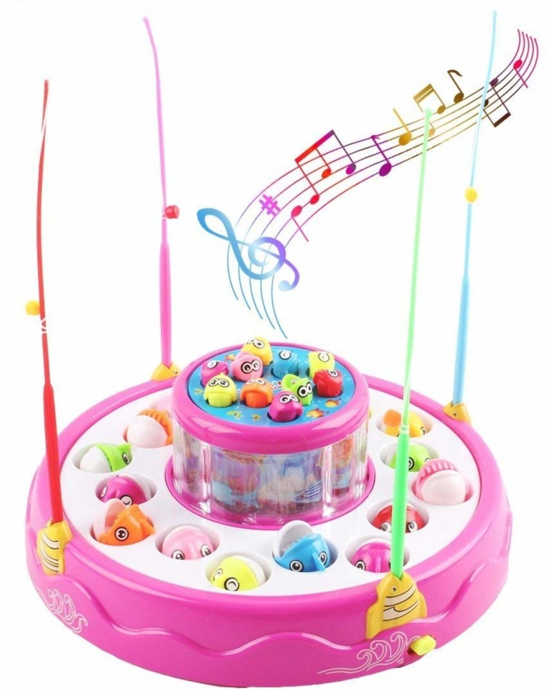 TOY & JOY Go Go Fishing Game (Pink) - Go Go Fishing Game (Pink) . shop for  TOY & JOY products in India.