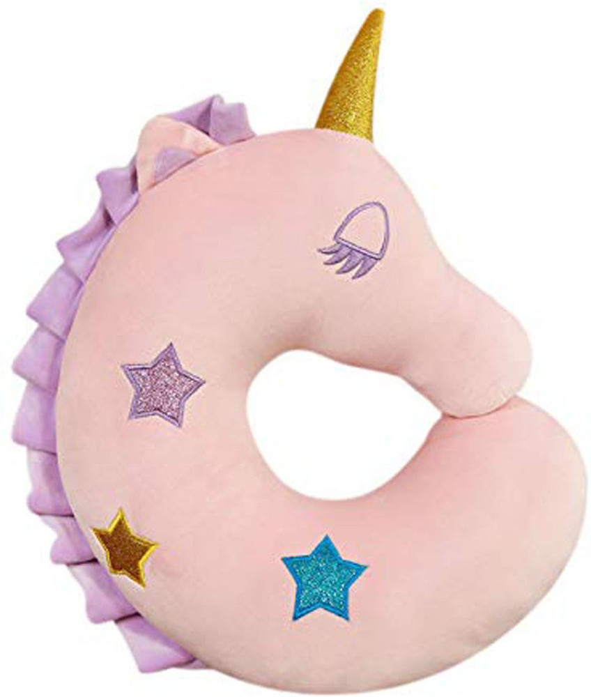 SYGA Unicorn Travel Pillow for Kids Soft Plush Animal Neck Pillow
