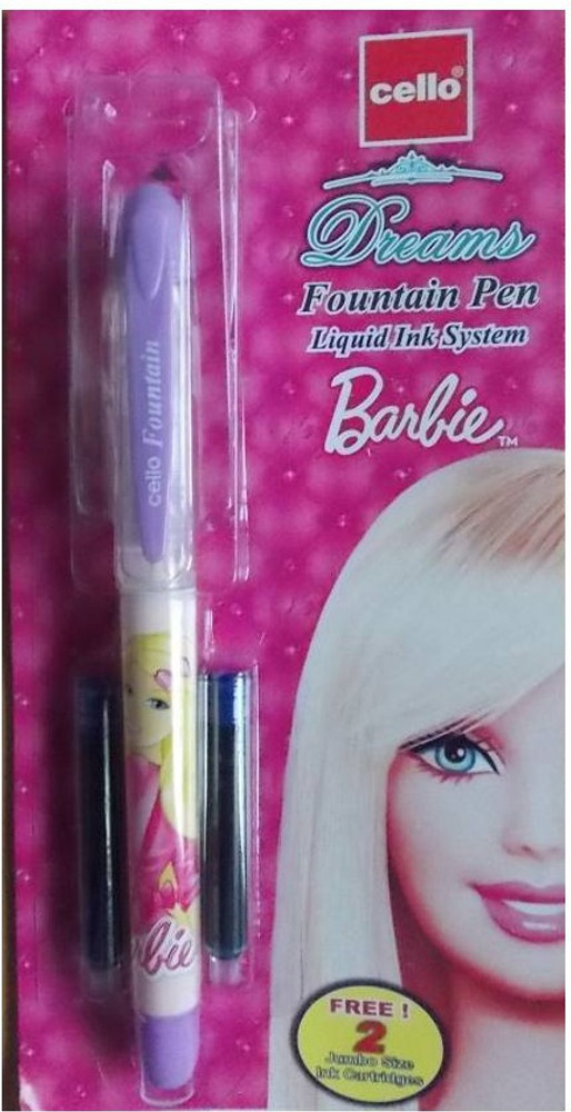 Cello barbie fountain pen deals