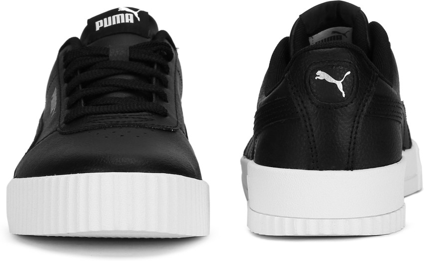 Puma CARINA - Baskets basses - black/white/silver/noir 