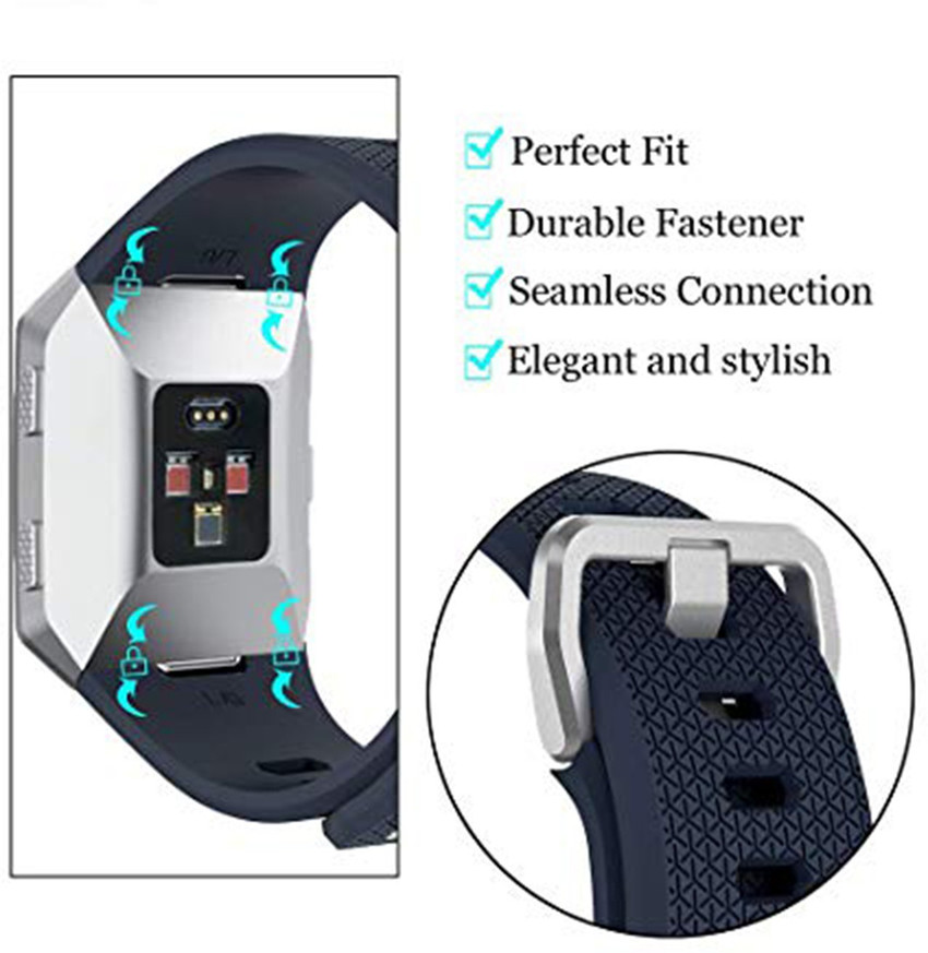 ACUTAS Silicone Replacement Band Strap For Fitbit Ionic Size Large 22 mm Silicone Watch Strap Price in India Buy ACUTAS Silicone Replacement Band Strap For Fitbit Ionic Size Large