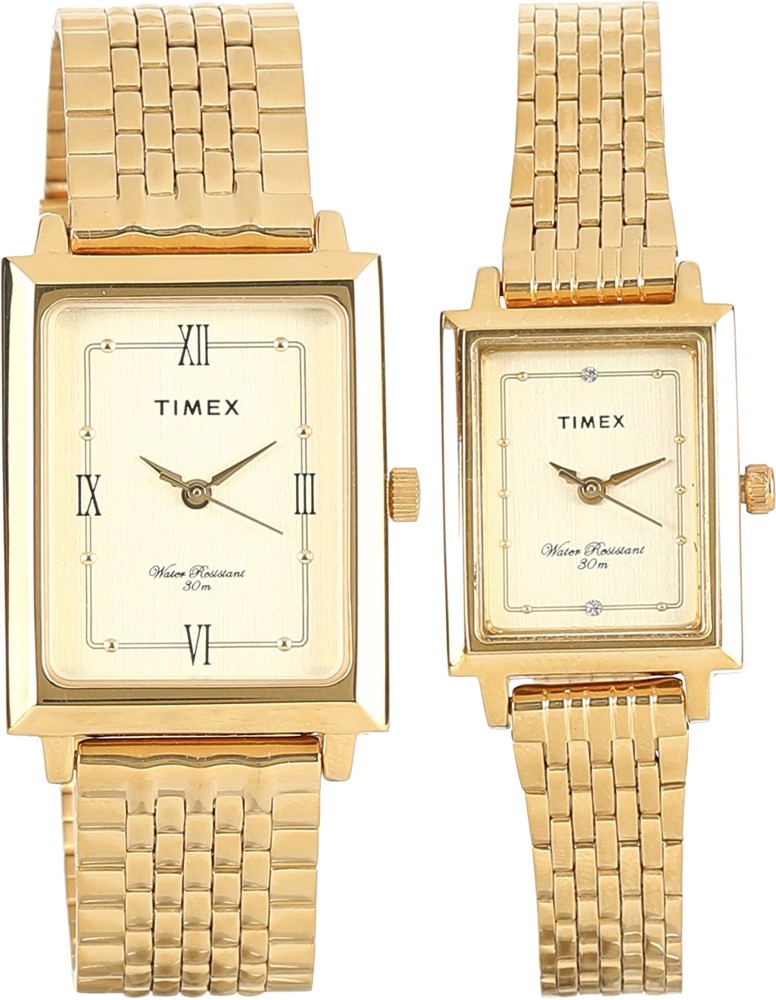 Timex couple hot sale watches flipkart