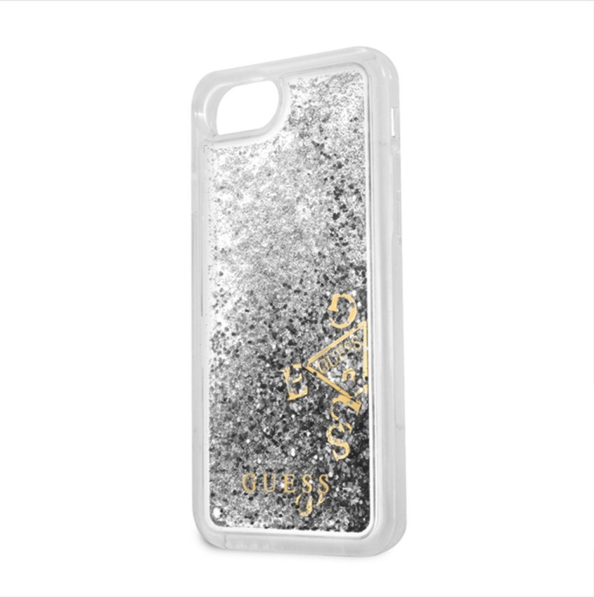 Lejlighedsvis skal Miniature GUESS Back Cover for Apple iPhone 7 / iPhone 8 Timeless Non-Toxic Liquid  Glitter Case with moving GUESS logo - GUESS : Flipkart.com
