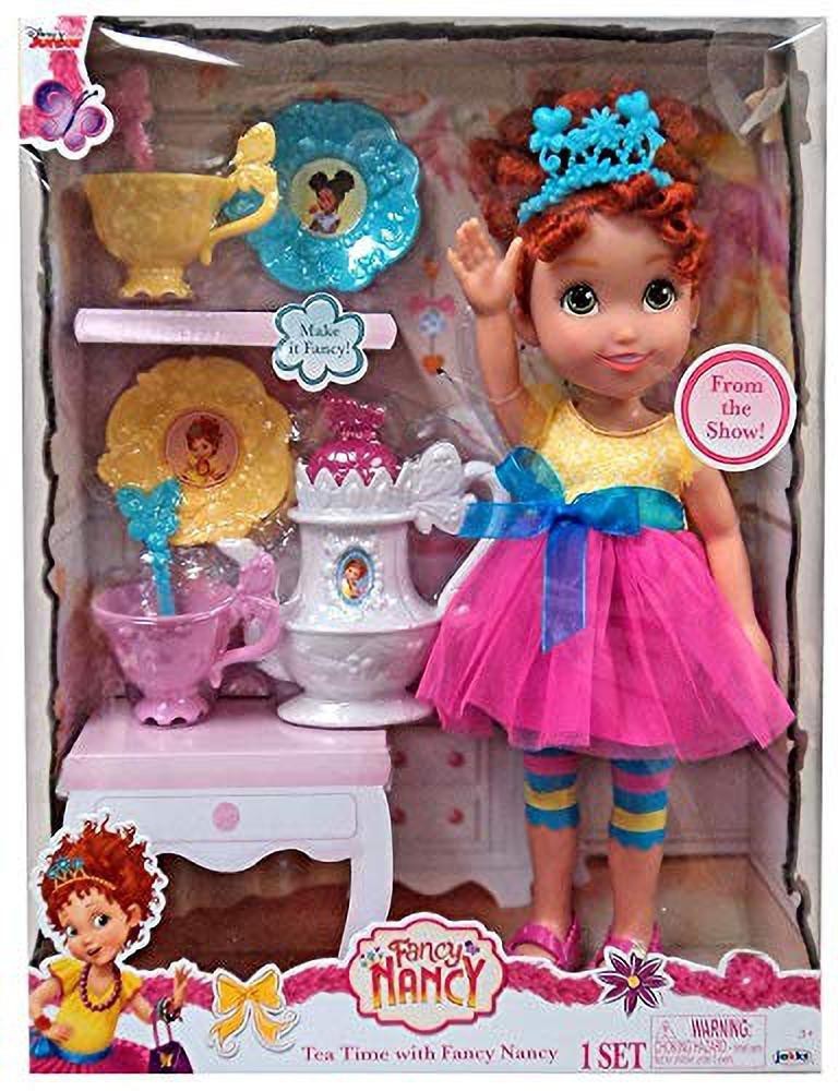 Fancy nancy doll on sale and tea set