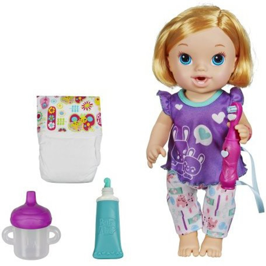 Baby Alive Brushy Brushy Baby Doll Blonde Brushy Brushy Baby Doll Blonde shop for Baby Alive products in India. Flipkart