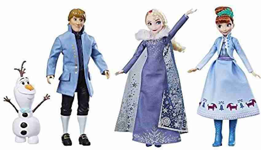 Disney Frozen Festive Friends Collection Elsa Anna Sven and Olaf