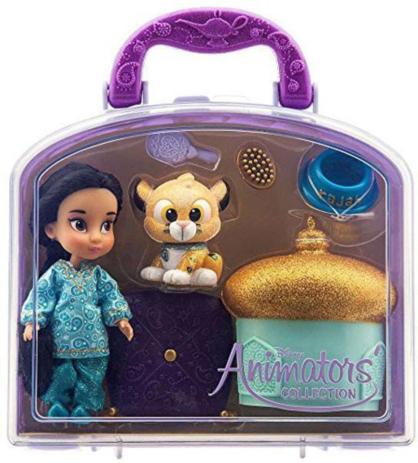 DISNEY Animators Collection Jasmine Mini Doll Play Set 5 New