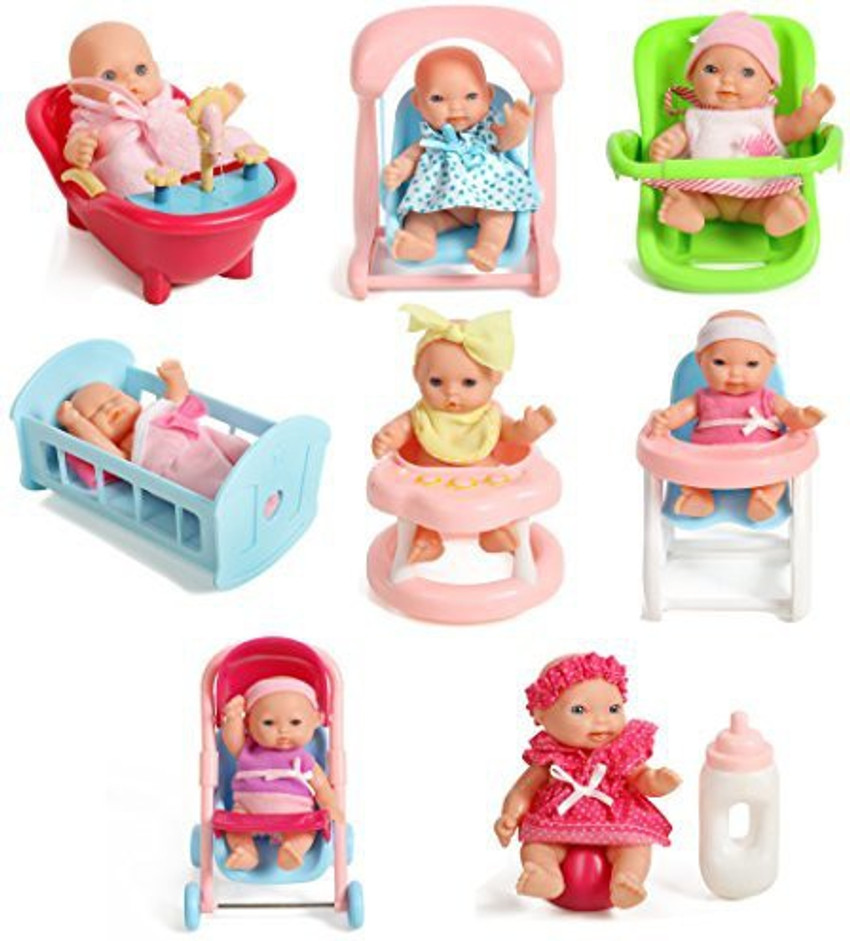 Doll high chair sales and crib set