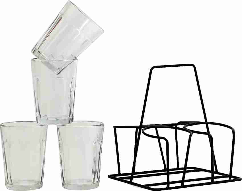 Buy Adaraforever Tea Glasses Crystal Chai Glass Tea Cups Set Tea Set  Cutting Chai Glasses Set of 4 Clear Online at Best Prices in India -  JioMart.