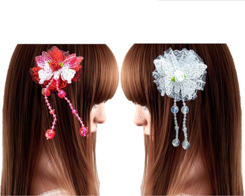 Girls Christmas Fake Hair Clips 4 Pack | Girls hair clips | Accessorize  Global