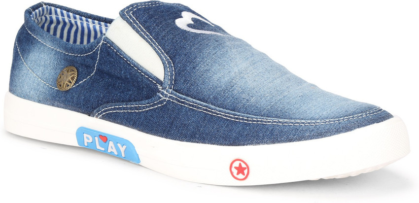 Shophilic Shophilic Casual Denim Jeans Loafer Shoes for men boys