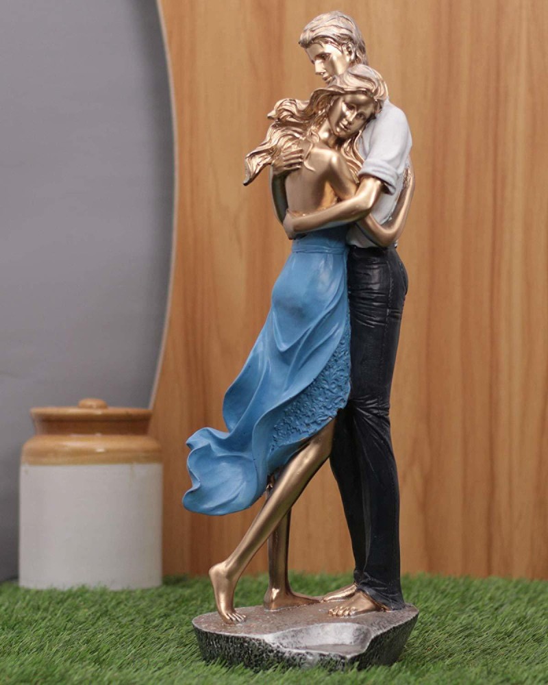 KD HUB Valentine Love Couple Statue Romantic Showpiece Decorative Figurine  Home Interior Decor Items Table Decoration