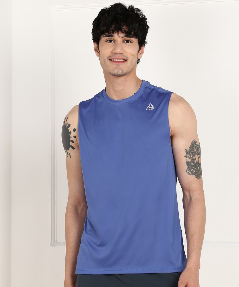 reebok sleeveless t shirt india