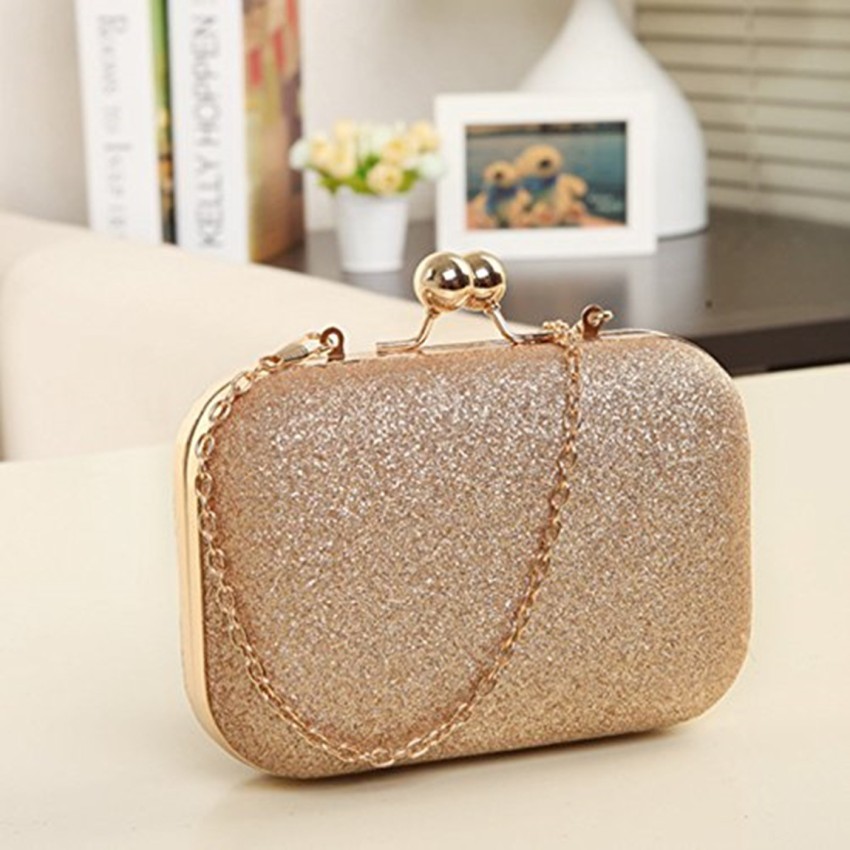 Gold discount party clutch