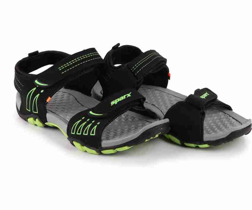 Sparx Men Black Green Sports Sandals Buy Sparx Men Black Green