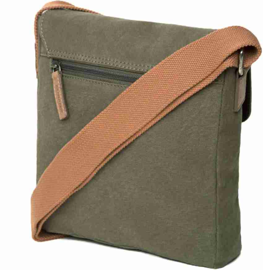 Men's canvas cheap sling bag