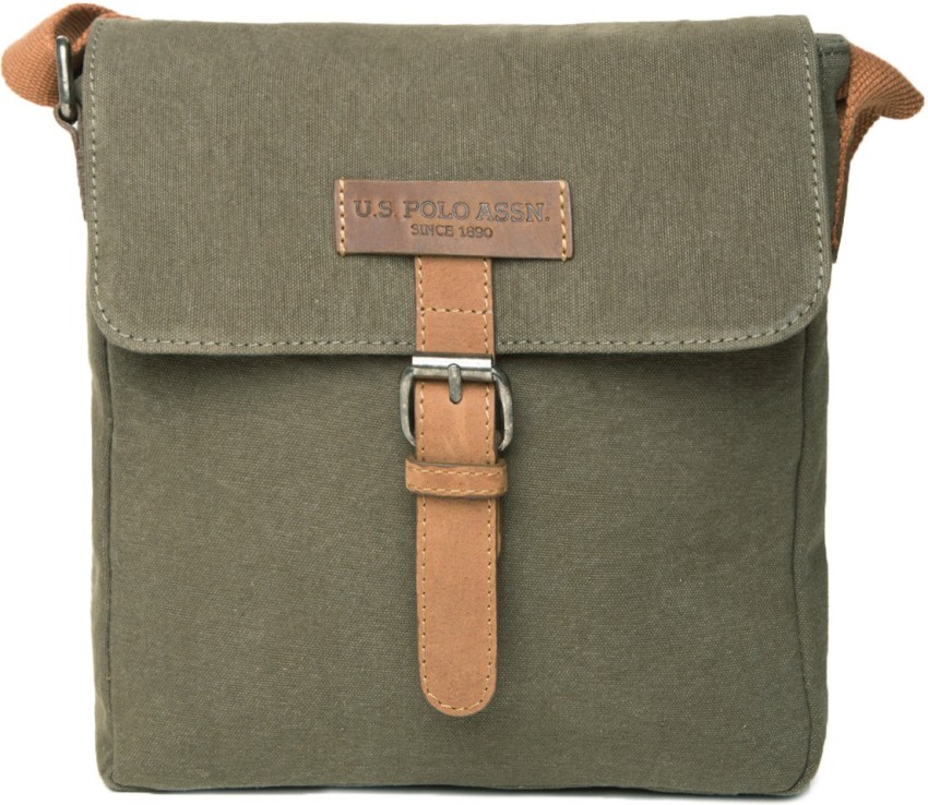 Buy US Polo Assn Men Brown  Beige Messenger Bag  Messenger Bag for Men  216594  Myntra