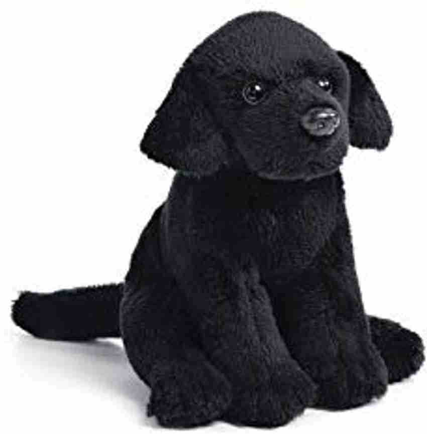 Stuffed black labrador toy 2025