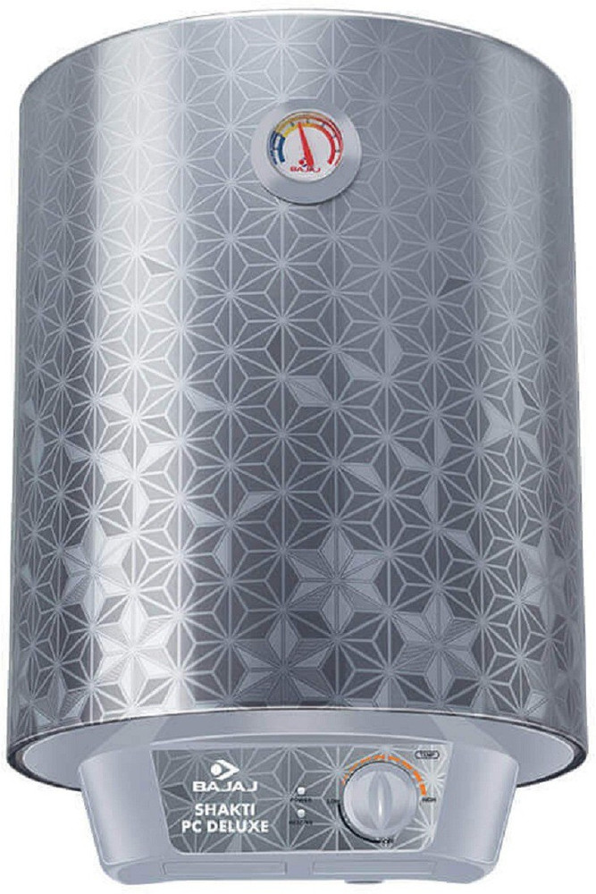 BAJAJ 15 L Storage Water Geyser (Shakti PC Deluxe 15 L Vertical Storage Water  Heater, Silver) Price in India - Buy BAJAJ 15 L Storage Water Geyser (Shakti  PC Deluxe 15 L